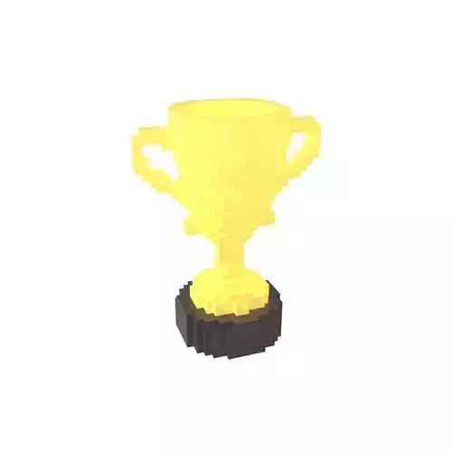 Voxel Trophy v1 003 Low-poly 3D model Voxel Trophy v1 003 Low-poly 3D model