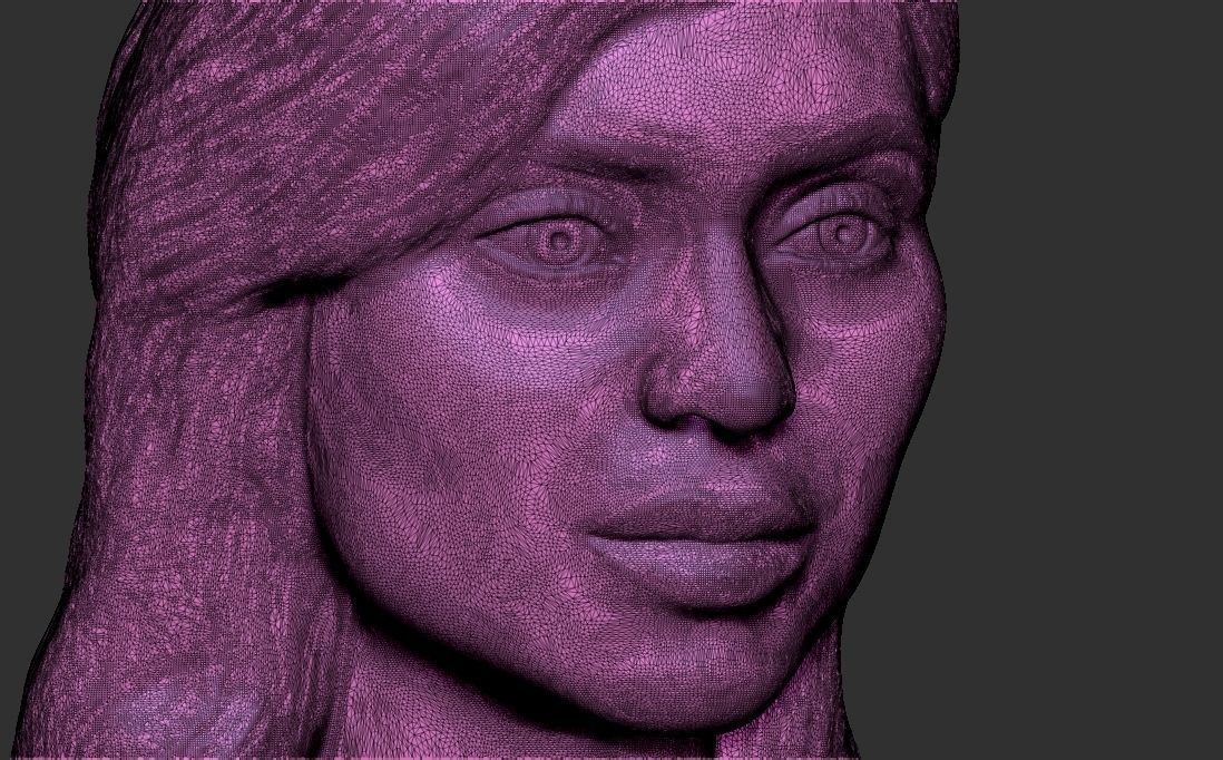 Kylie Jenner bust for 3D printing 3D print model_24