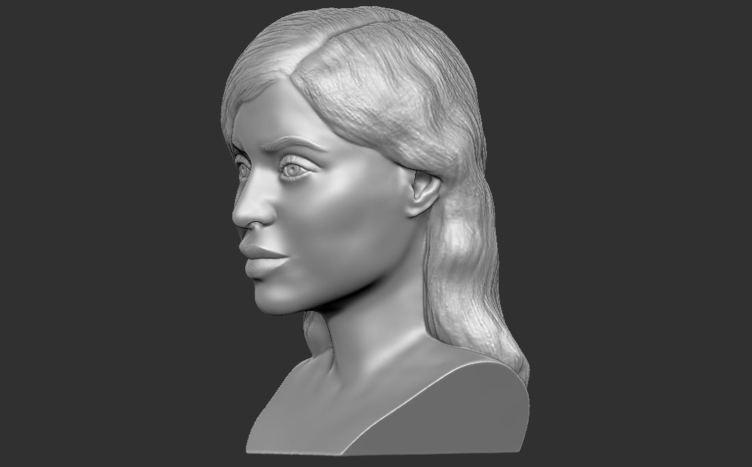 Kylie Jenner bust for 3D printing 3D print model_3