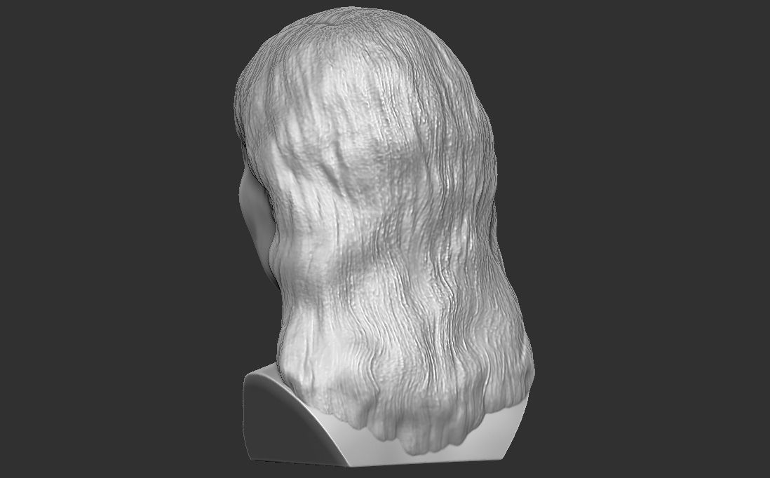 Kylie Jenner bust for 3D printing 3D print model_5