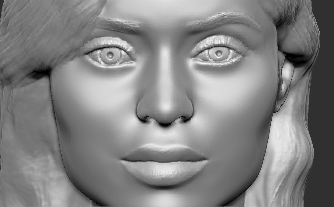 Kylie Jenner bust for 3D printing 3D print model_12