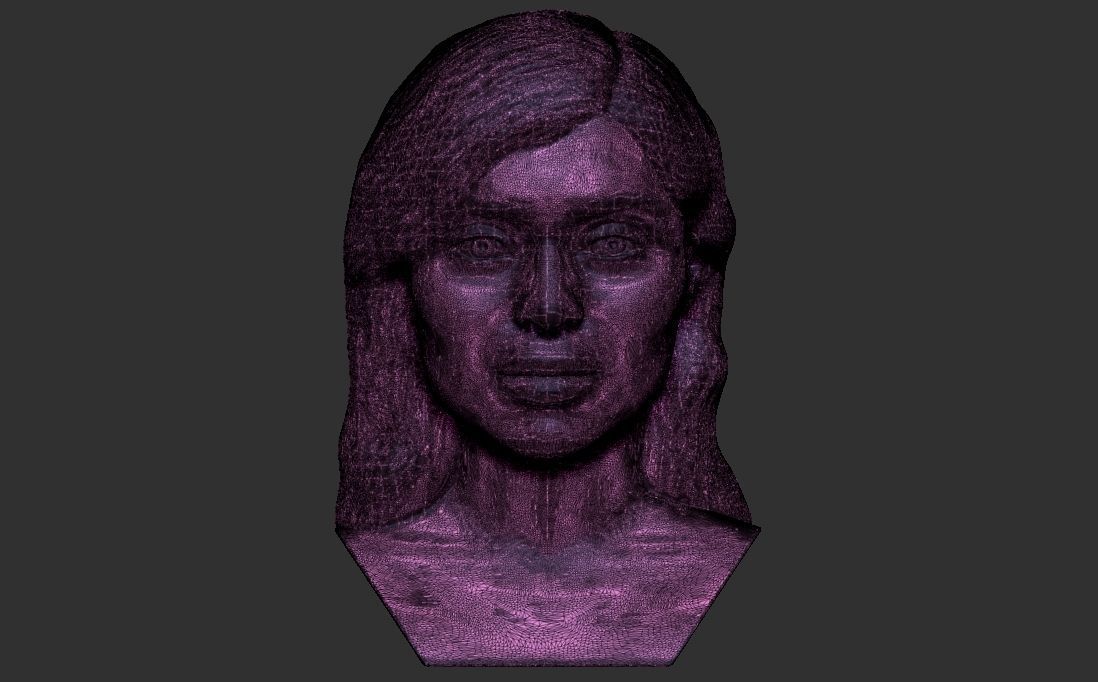 Kylie Jenner bust for 3D printing 3D print model_22