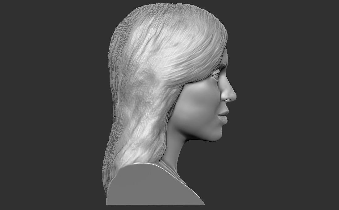 Kylie Jenner bust for 3D printing 3D print model_8
