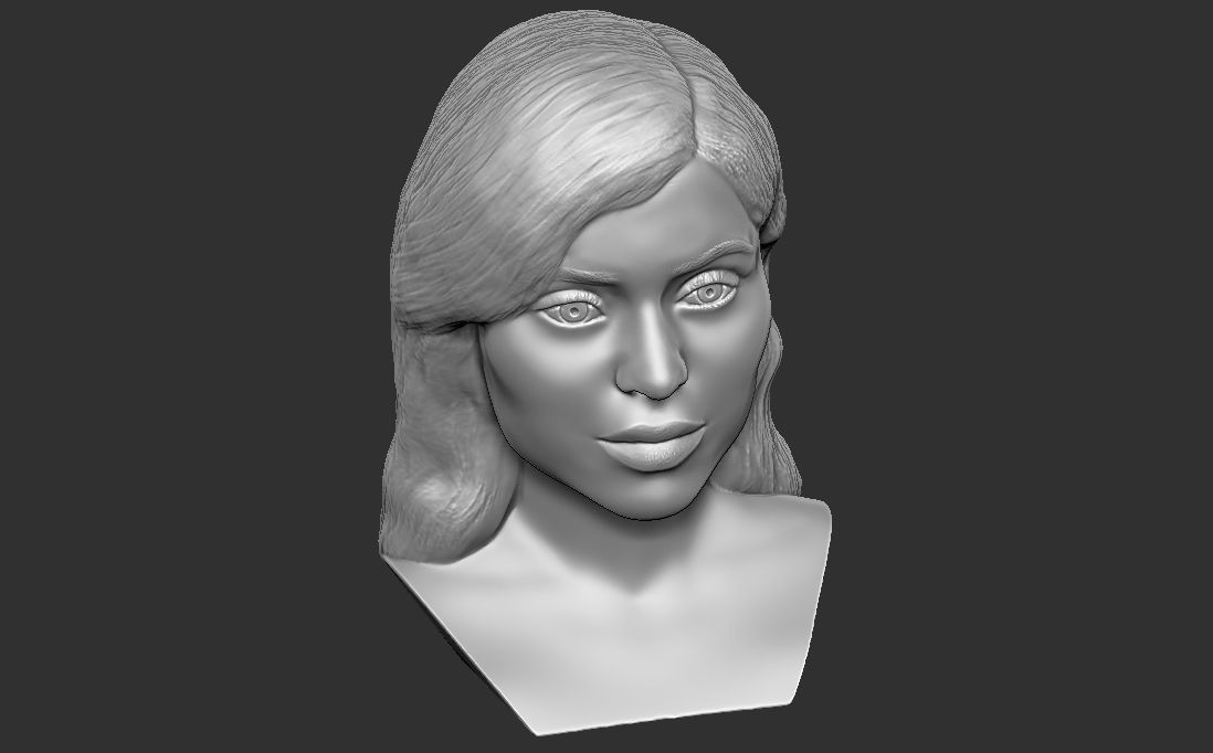 Kylie Jenner bust for 3D printing 3D print model_19