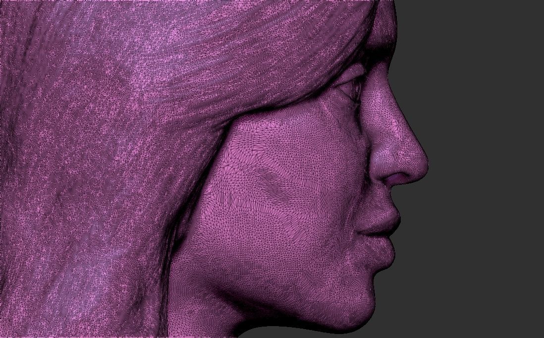 Kylie Jenner bust for 3D printing 3D print model_25