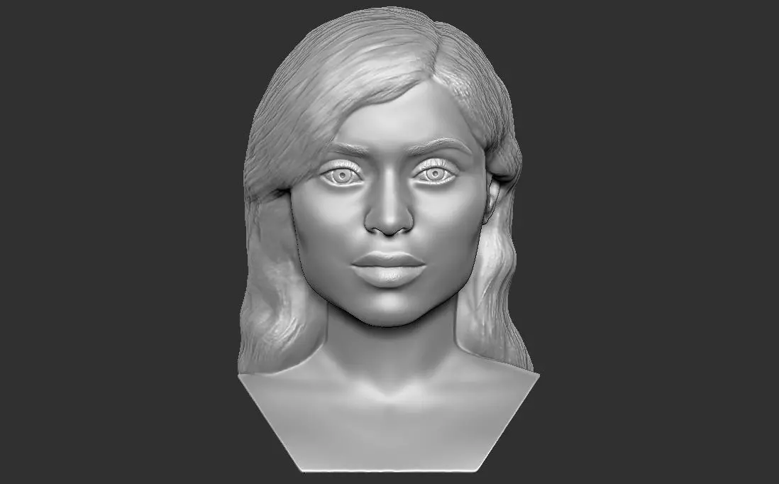 Kylie Jenner bust for 3D printing 3D print model_0