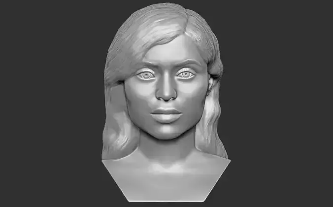 Kylie Jenner bust for 3D printing 3D print model