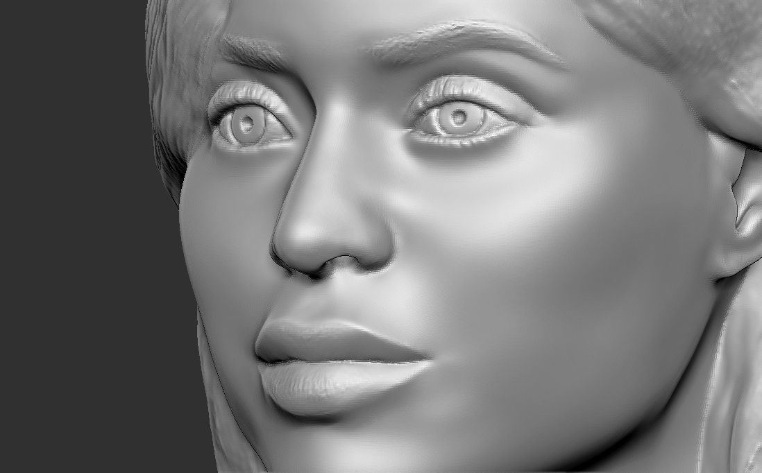 Kylie Jenner bust for 3D printing 3D print model_14