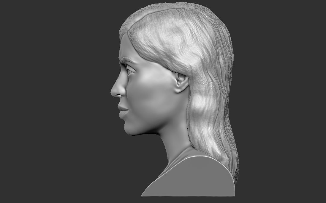 Kylie Jenner bust for 3D printing 3D print model_4