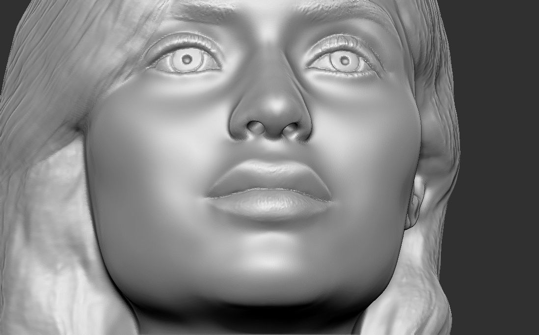 Kylie Jenner bust for 3D printing 3D print model_16