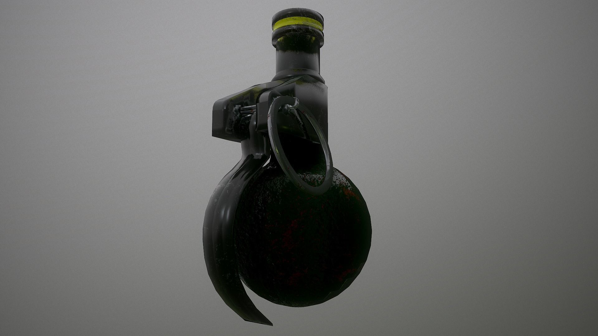 Grenade GME-FMK2-MOD0 Low-poly 3D model_2