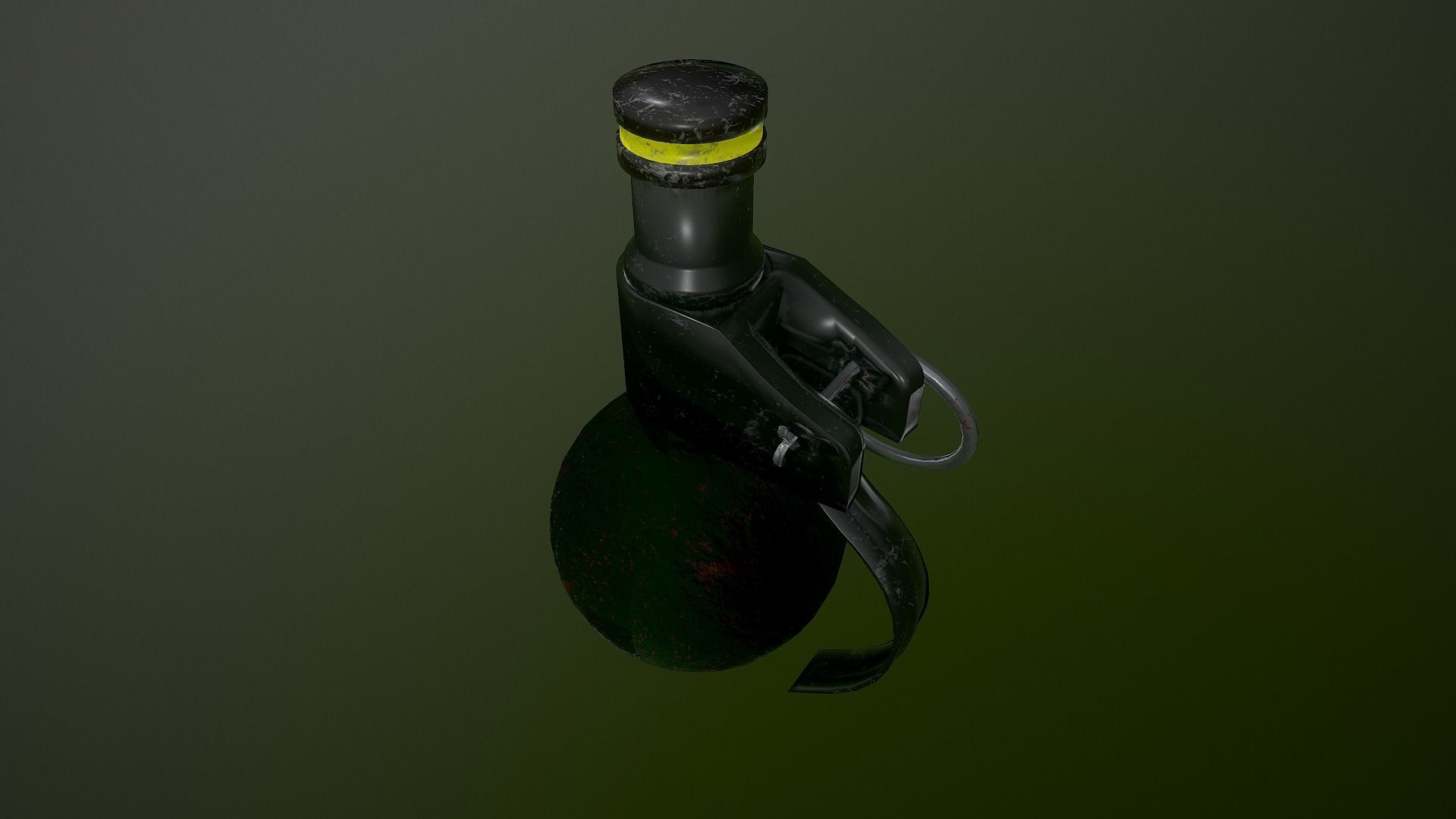Grenade GME-FMK2-MOD0 Low-poly 3D model_4
