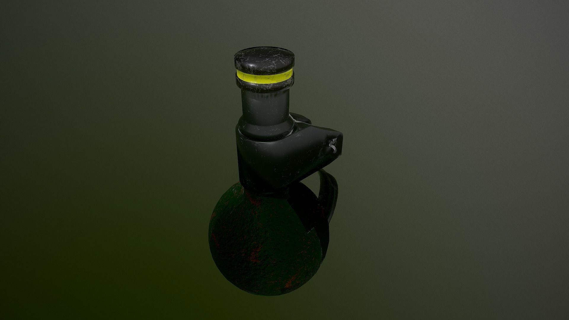 Grenade GME-FMK2-MOD0 Low-poly 3D model_3