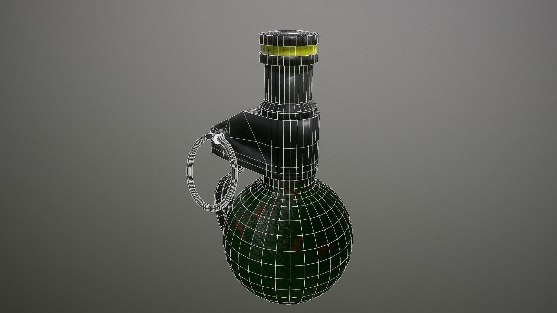 Grenade GME-FMK2-MOD0 Low-poly 3D model_5