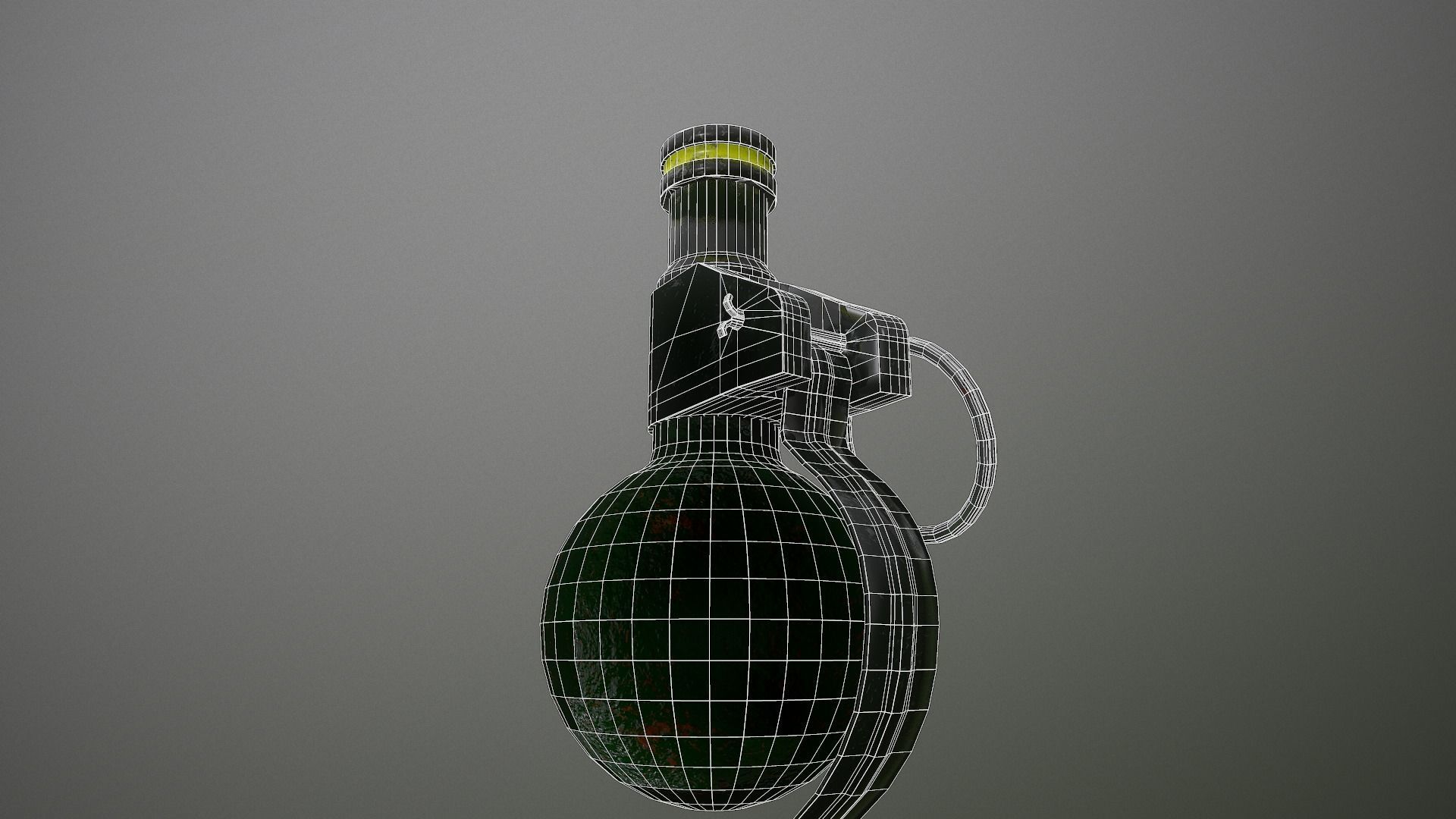 Grenade GME-FMK2-MOD0 Low-poly 3D model_6