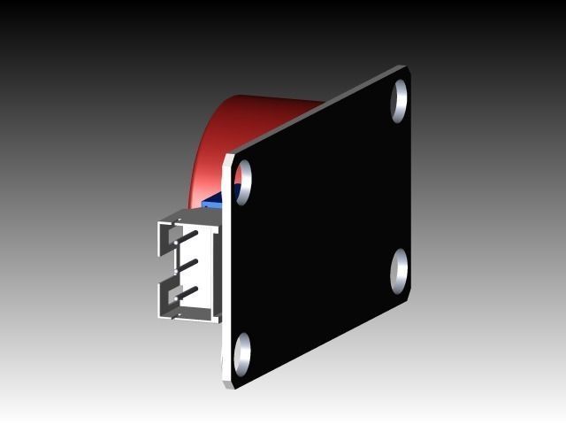 MQ9 SENSOR DE GAS 3D model_1