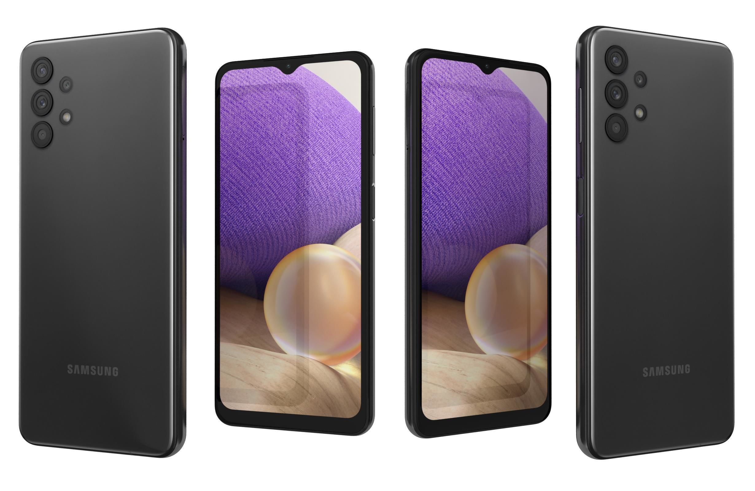 Samsung Galaxy A32 Awesome Black 3D model_3