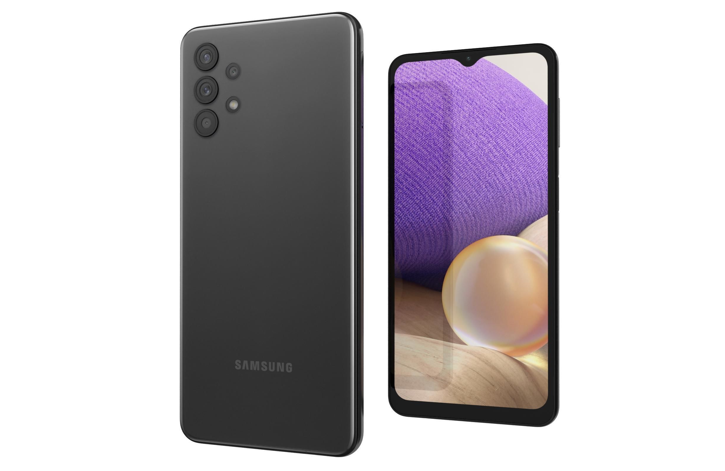 Samsung Galaxy A32 Awesome Black 3D model_6