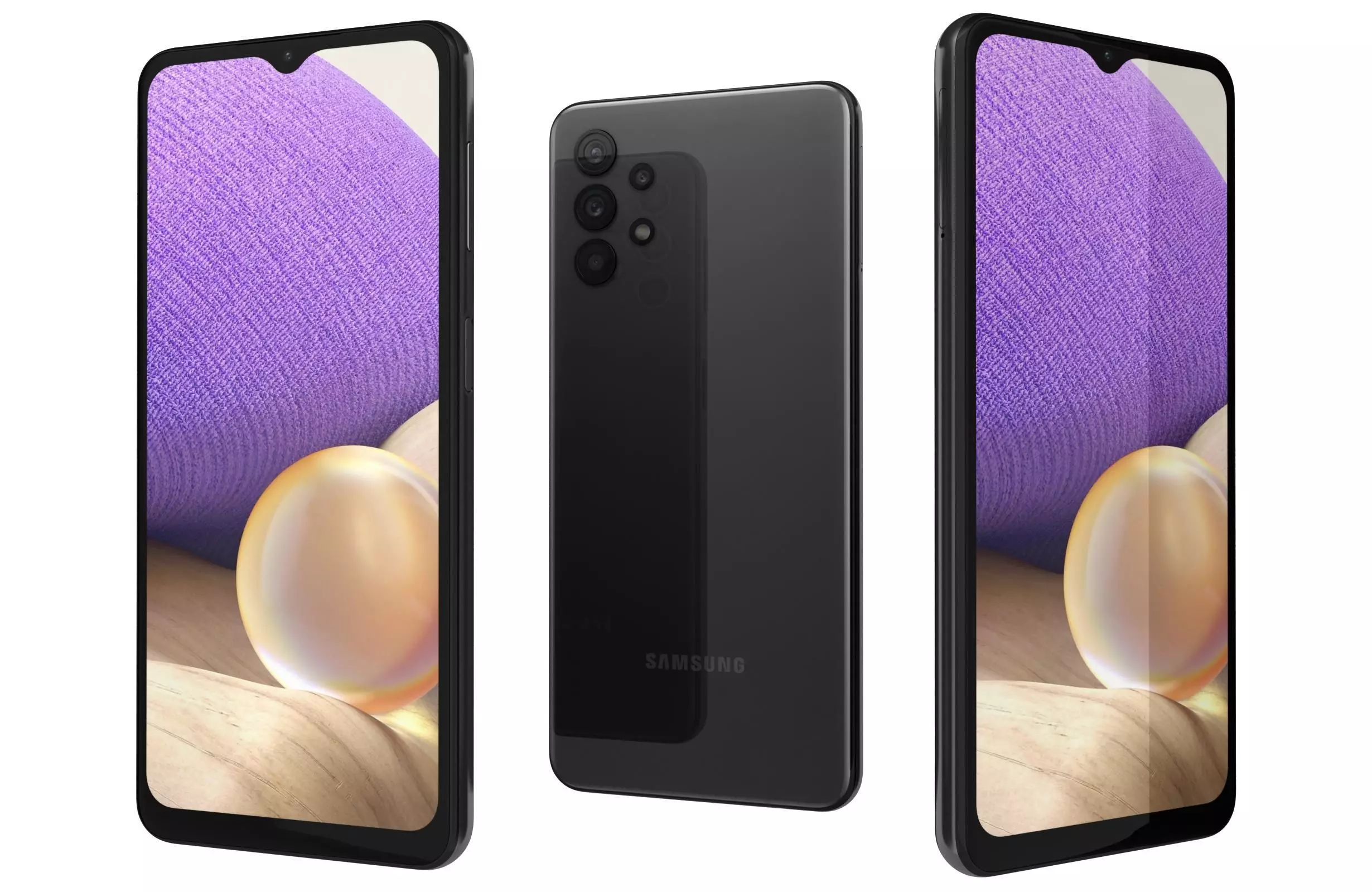 Samsung Galaxy A32 Awesome Black 3D model_0