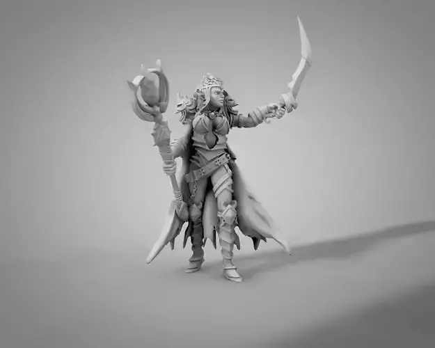 Dark Elf 3D print model
