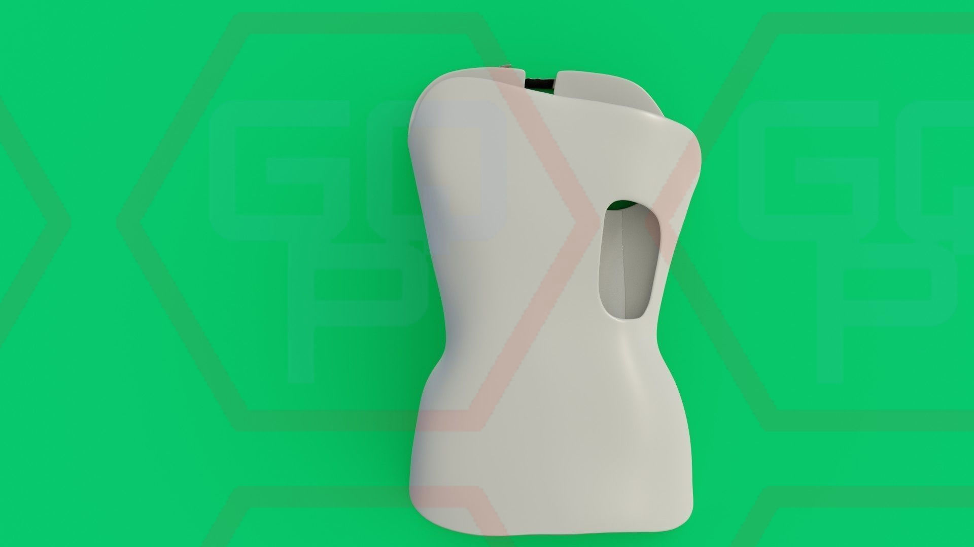 Orthopedic Corset Brace 3D model Low-poly 3D model_18