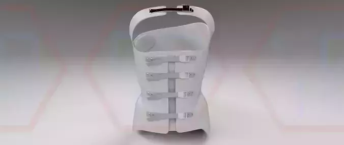 Orthopedic Corset Brace 3D model Low-poly 3D model Orthopedic Corset Brace 3D model Low-poly 3D model