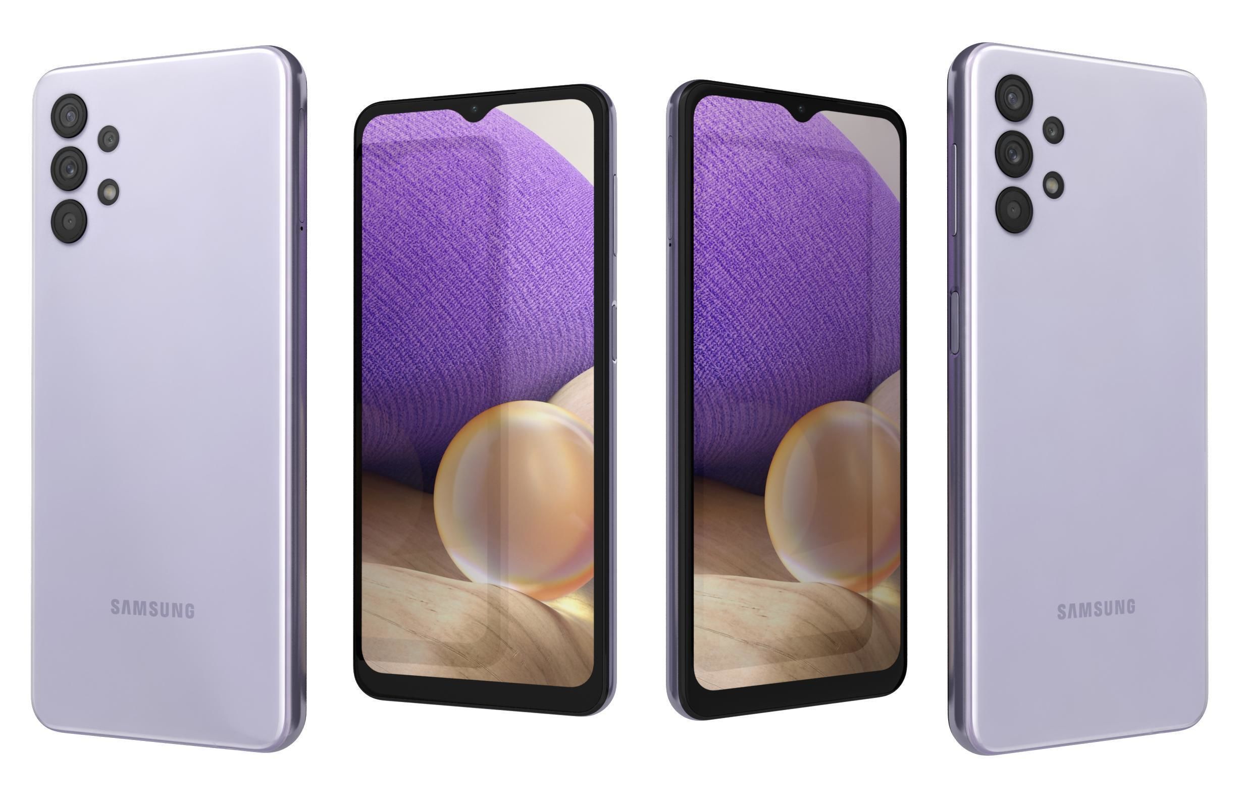 Samsung Galaxy A32 Awesome Violet 3D model_3