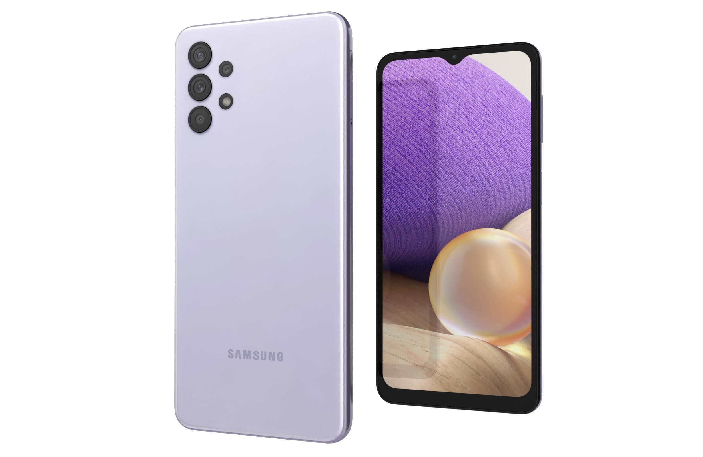 Samsung Galaxy A32 Awesome Violet 3D model_7