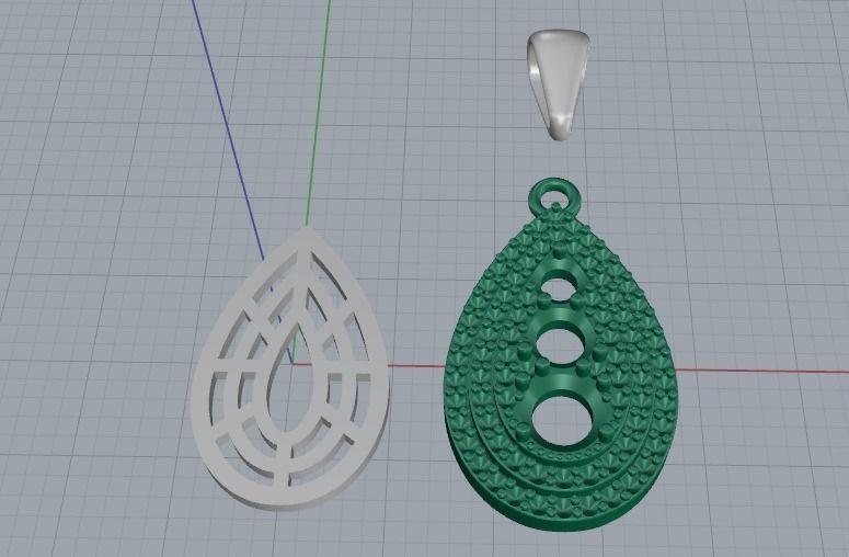 Pendant 1077 3D print model_6