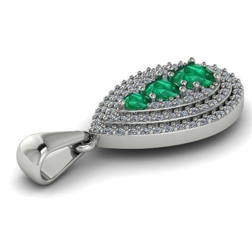 Pendant 1077 3D print model_1