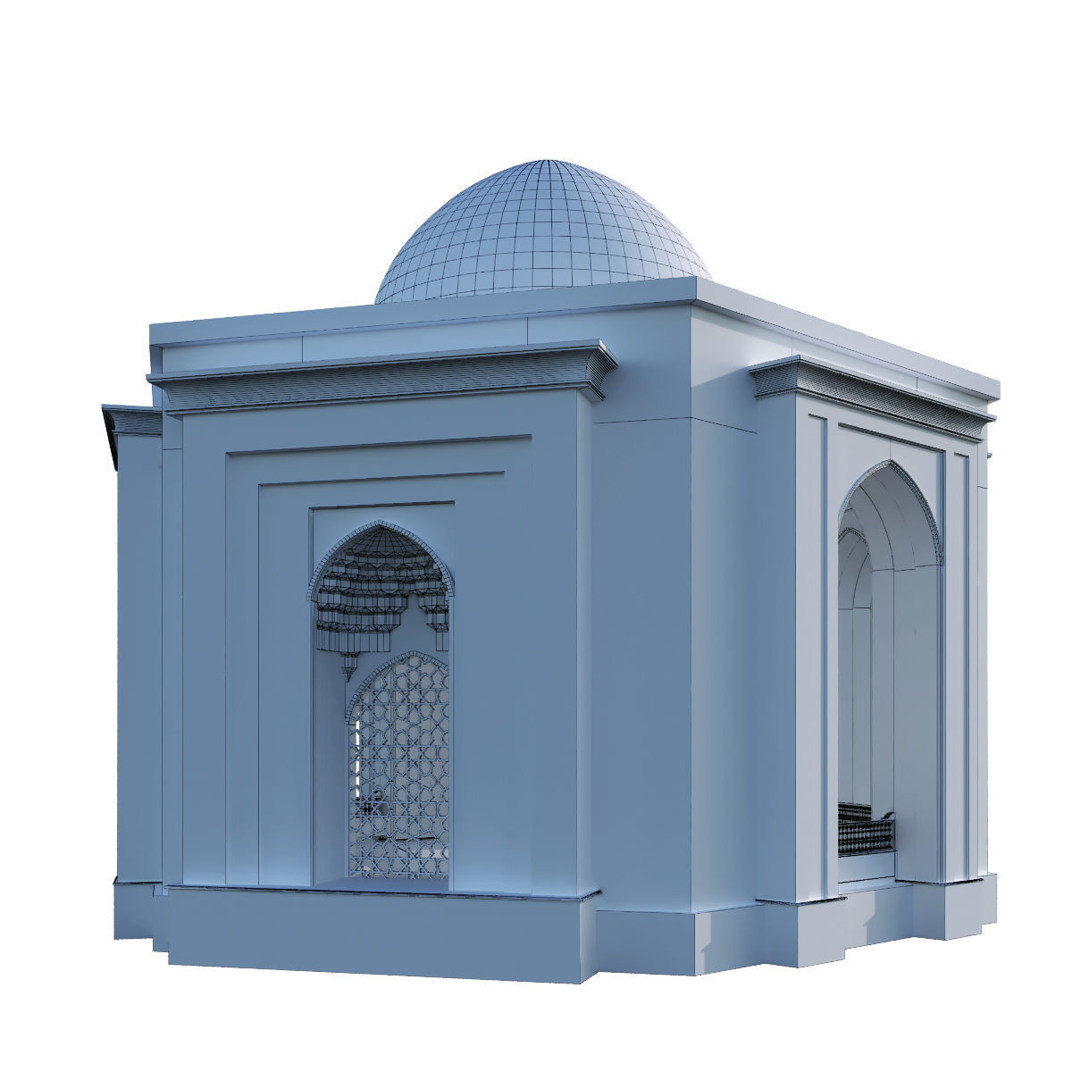 islamic arabic turkish building kitbash vol 1 Low-poly 3D model_23