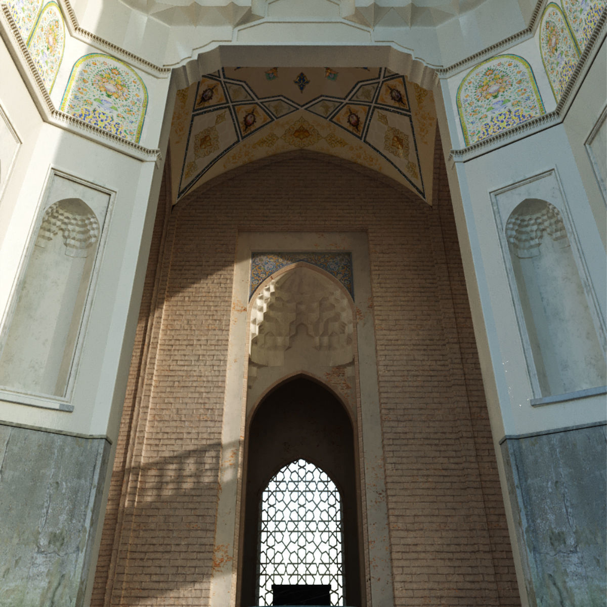 islamic arabic turkish building kitbash vol 1 Low-poly 3D model_7