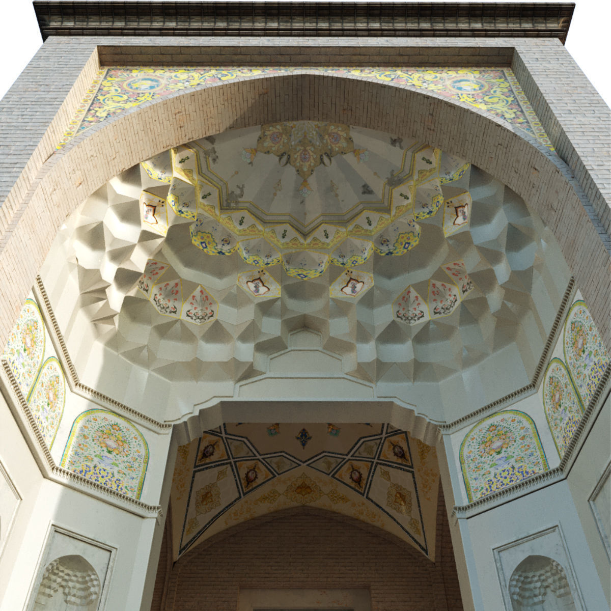 islamic arabic turkish building kitbash vol 1 Low-poly 3D model_5