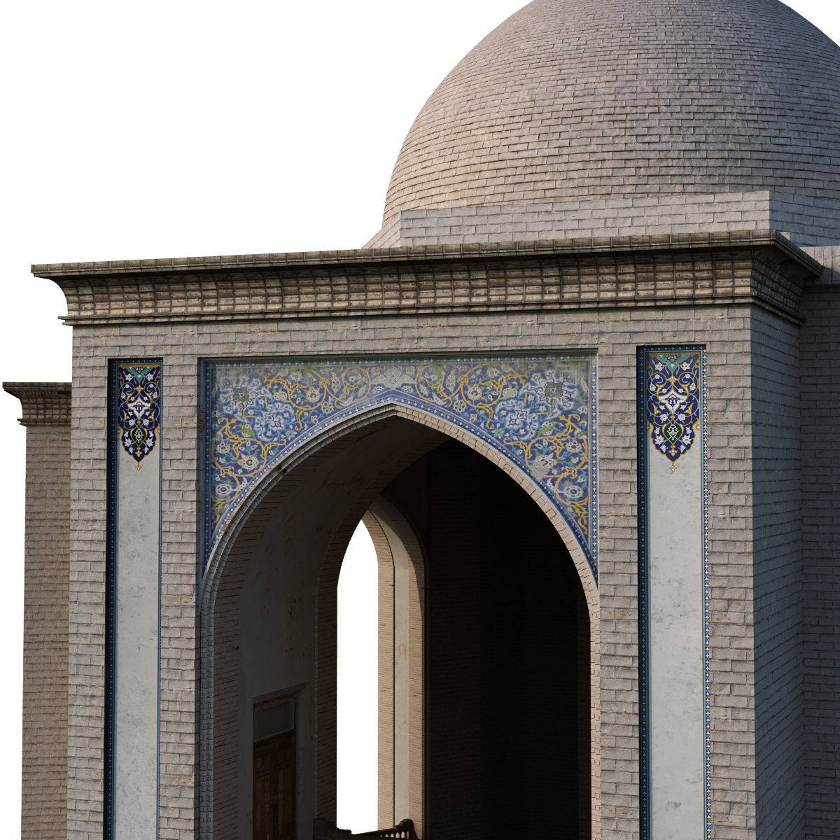 islamic arabic turkish building kitbash vol 1 Low-poly 3D model_17