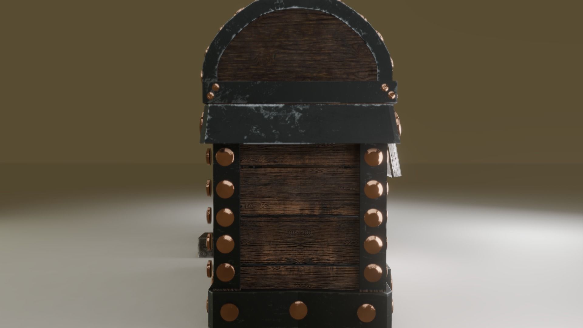 Treasure chest Game ready assest Low-poly 3D model_24