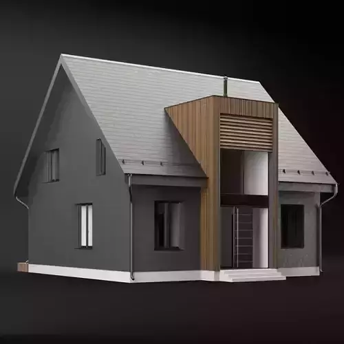 Modern house 05 3D model