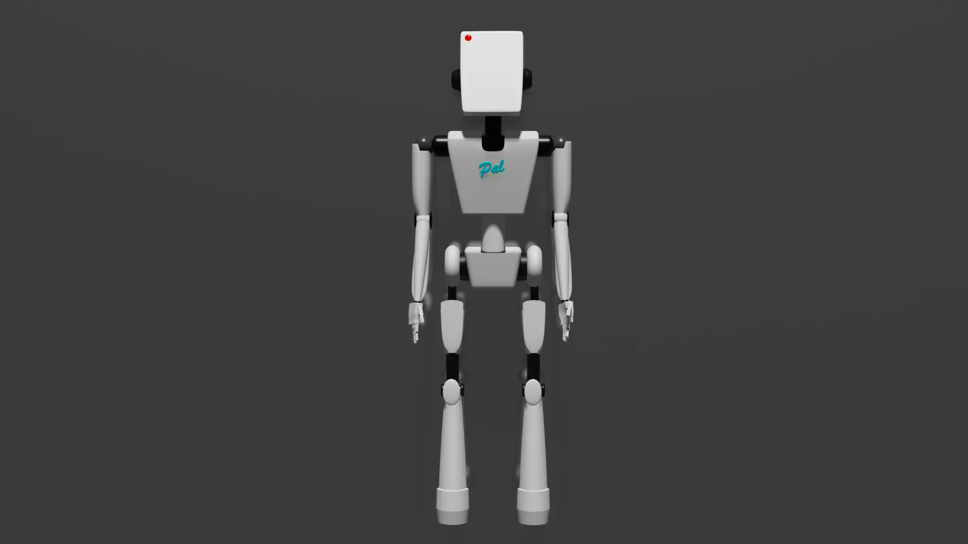 Robot humanoid 3D model