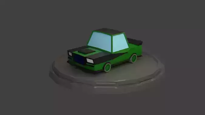 Low Poly Racing Car