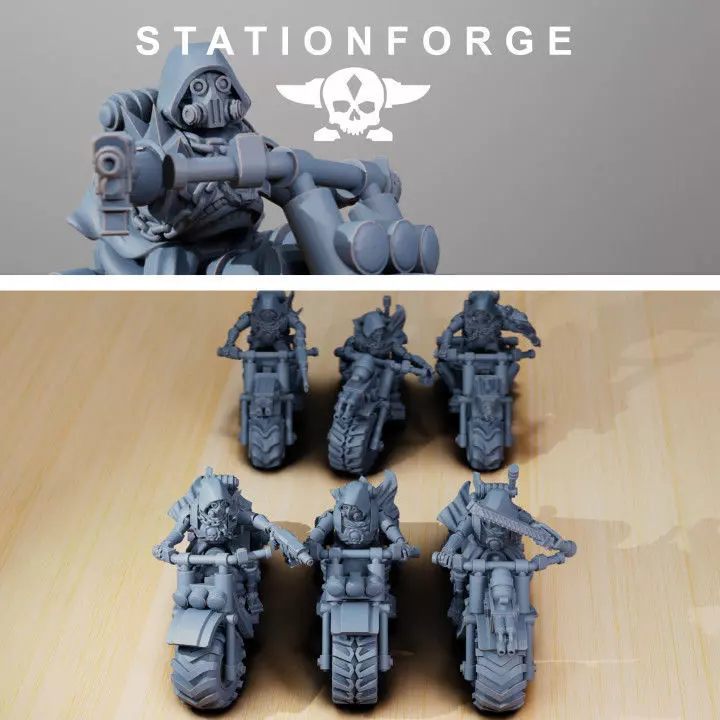 Scavenger Bikers 3D print model