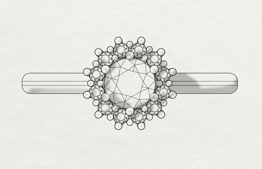 Engagement diamond ring  ready for print 3D print model_10