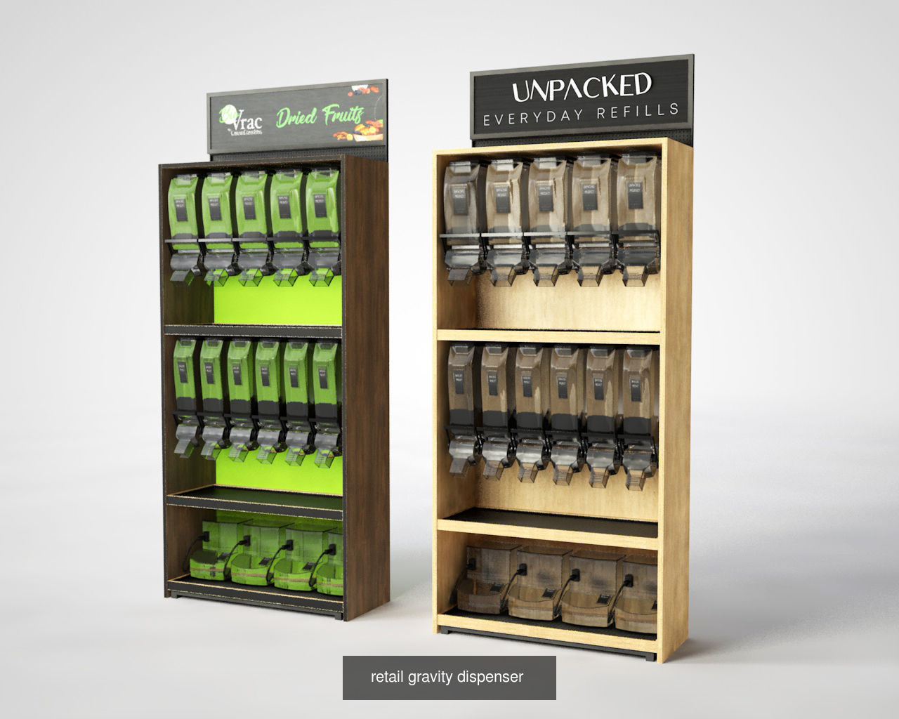 Retail display solution pack 3D Model Collection_9