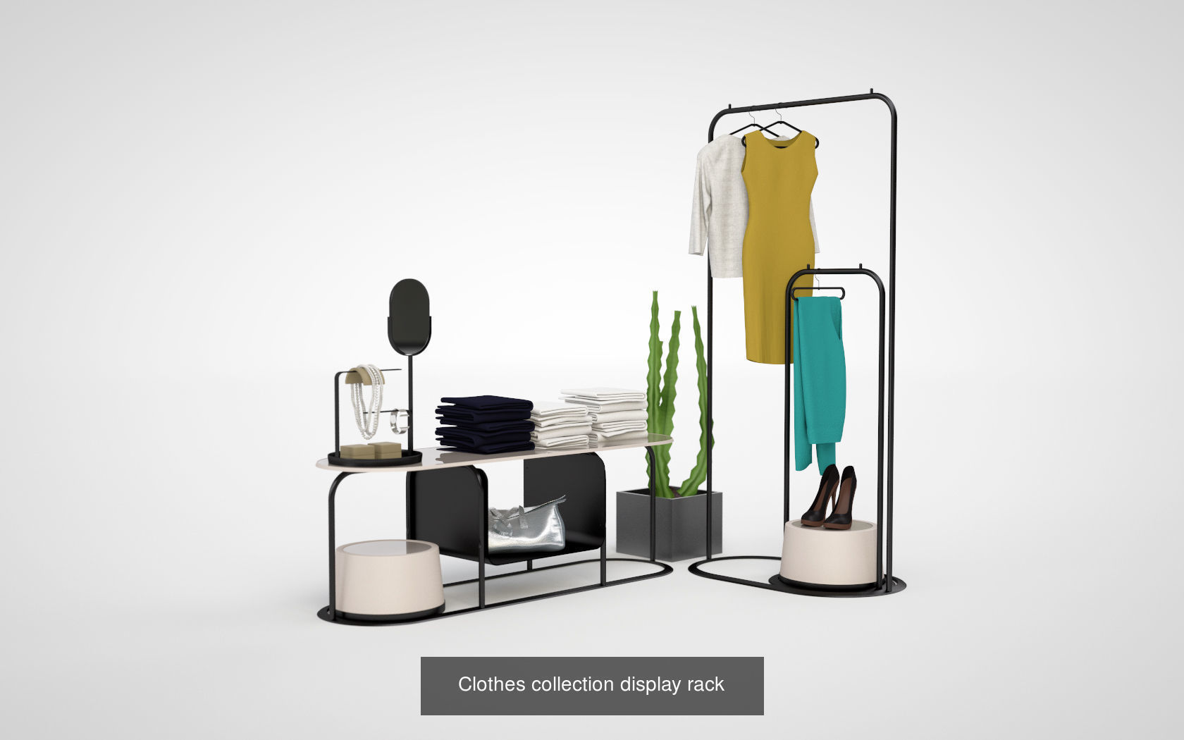 Retail display solution pack 3D Model Collection_10