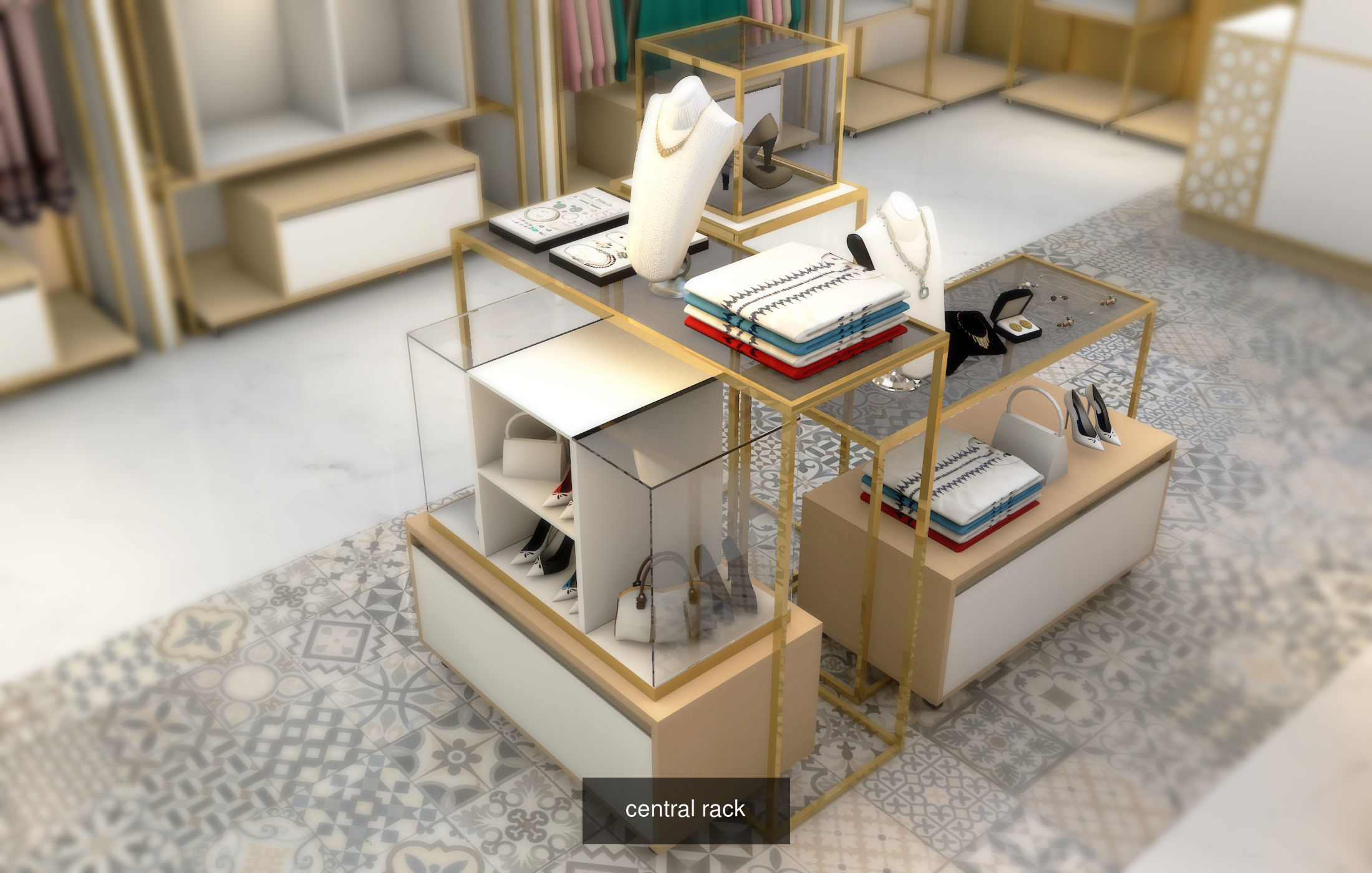 Retail display solution pack 3D Model Collection_3