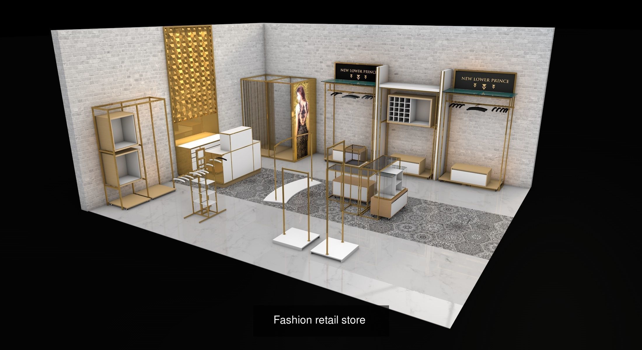 Retail display solution pack 3D Model Collection_2