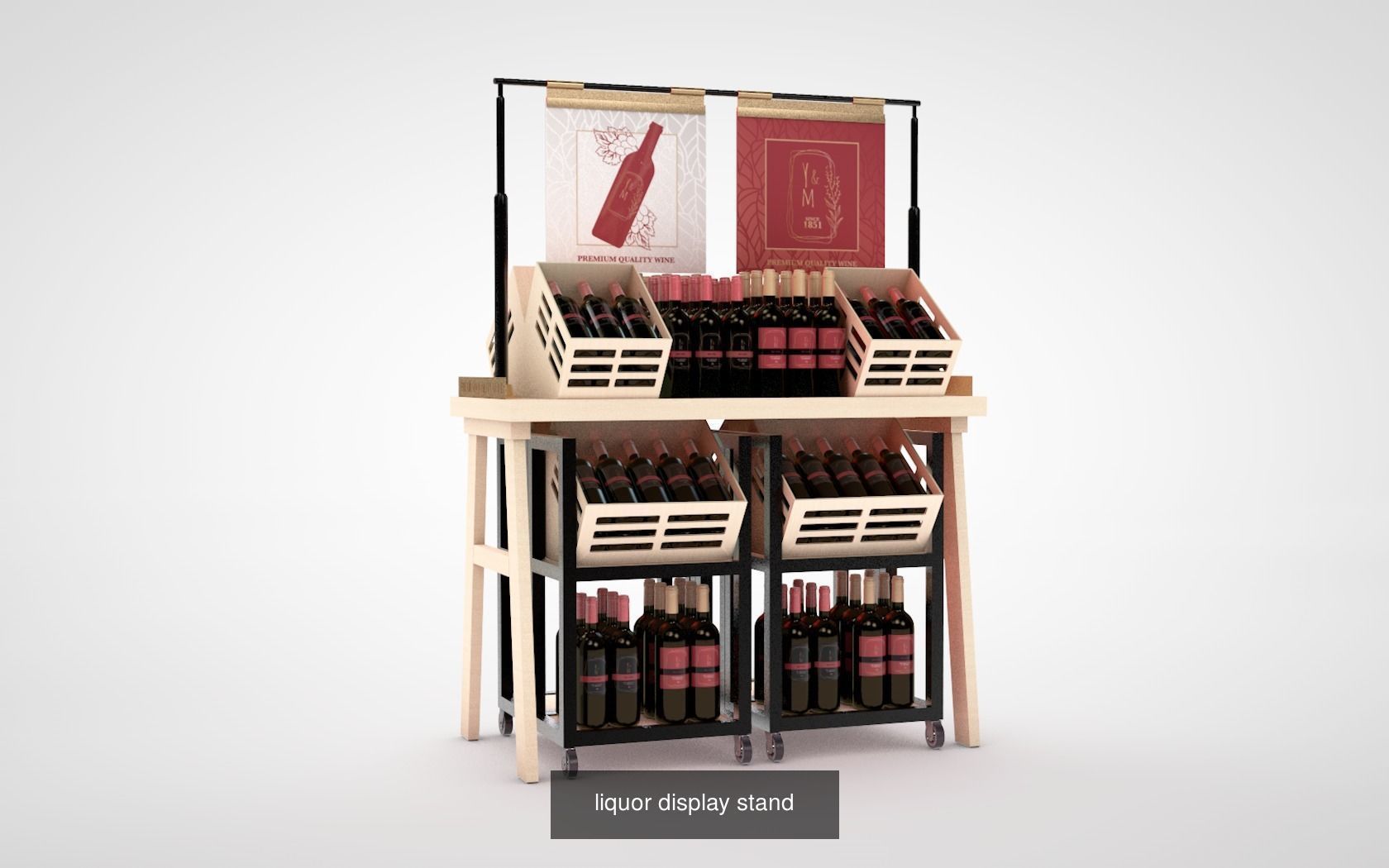 Retail display solution pack 3D Model Collection_4