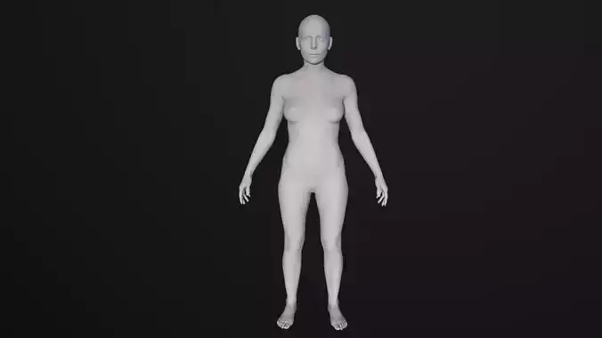Female Base Mesh A Pose