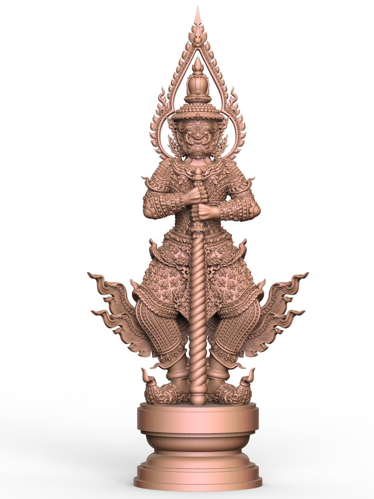Tao Wessuwan Vol-03 Thai Art for  3D print model 3D print model_2