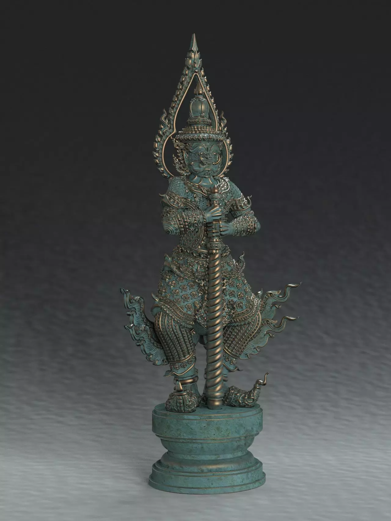 Tao Wessuwan Vol-03 Thai Art for  3D print model 3D print model_0