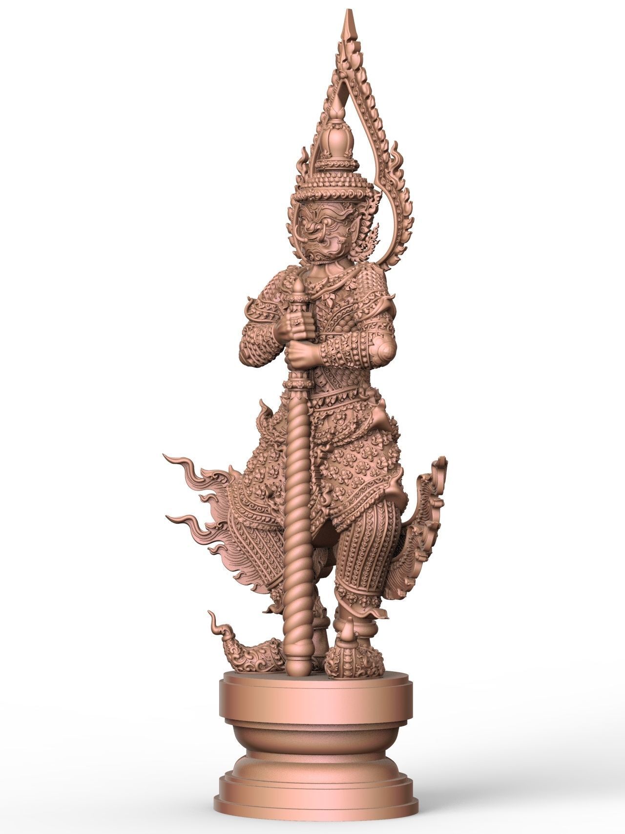 Tao Wessuwan Vol-03 Thai Art for  3D print model 3D print model_4
