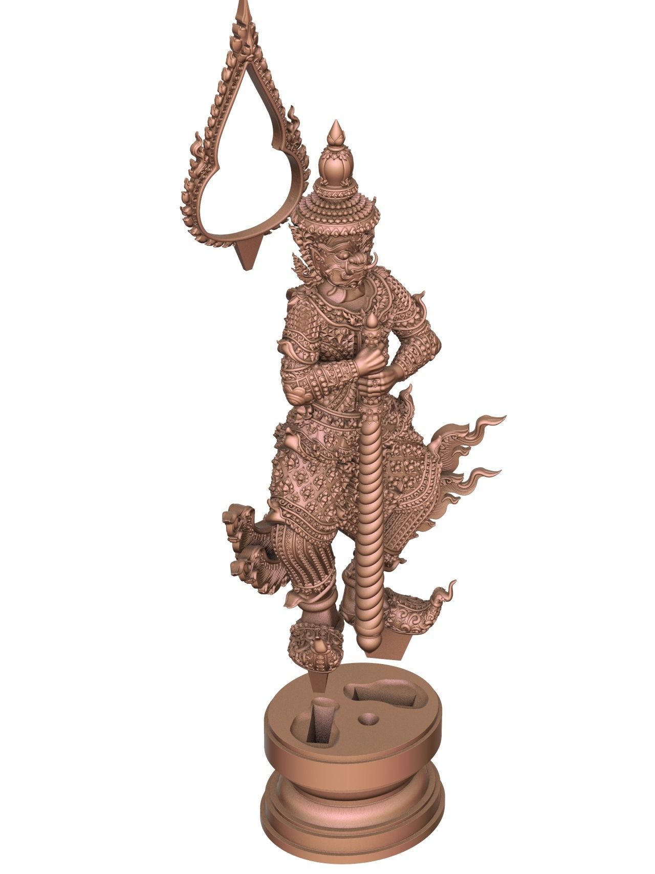 Tao Wessuwan Vol-03 Thai Art for  3D print model 3D print model_7